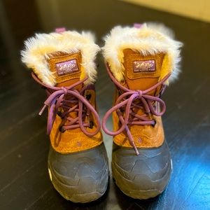 The North Face Youth Shellista Extreme, Pinecone Brown/Pikes Purple Big Kid 4